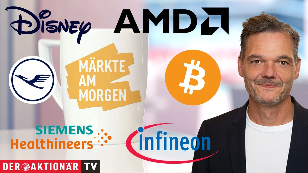 Märkte am Morgen: DAX ringt mit 25.000‑Punkte‑Marke; Rekorde an Wall Street; AMD, Disney, Infineon, Rheinmetall, Siemens Healthineers, Vincorion im Fokus 