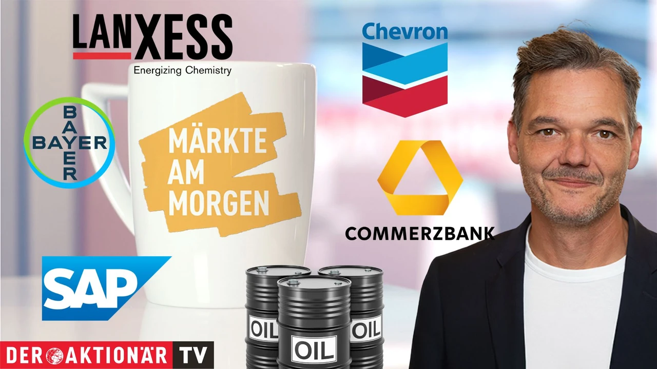 Märkte am Morgen: Ölpreise belasten DAX erneut; Chevron, Commerzbank, SAP, Bayer, Lanxess im Fokus