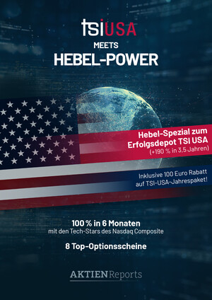 Aktien-Reports - TSI USA meets Hebel-Power – Mit 8 Scheinen 100% in 6 Monaten?!