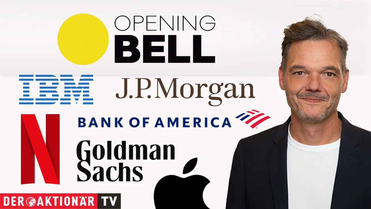 Opening Bell: Tech‑Aktien nach Inflationsdaten erholt; WTI, IBM, JPMorgan, Goldman Sachs, Bank of America, Netflix im Fokus