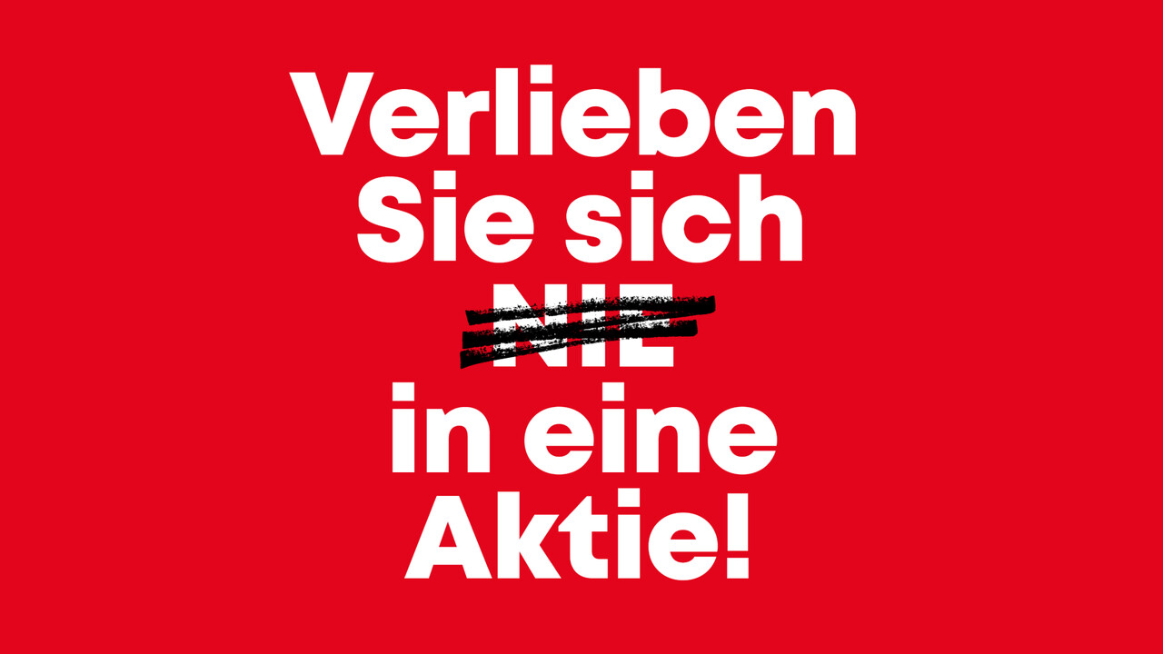 Verlieben Sie sich NIE in eine Aktie!