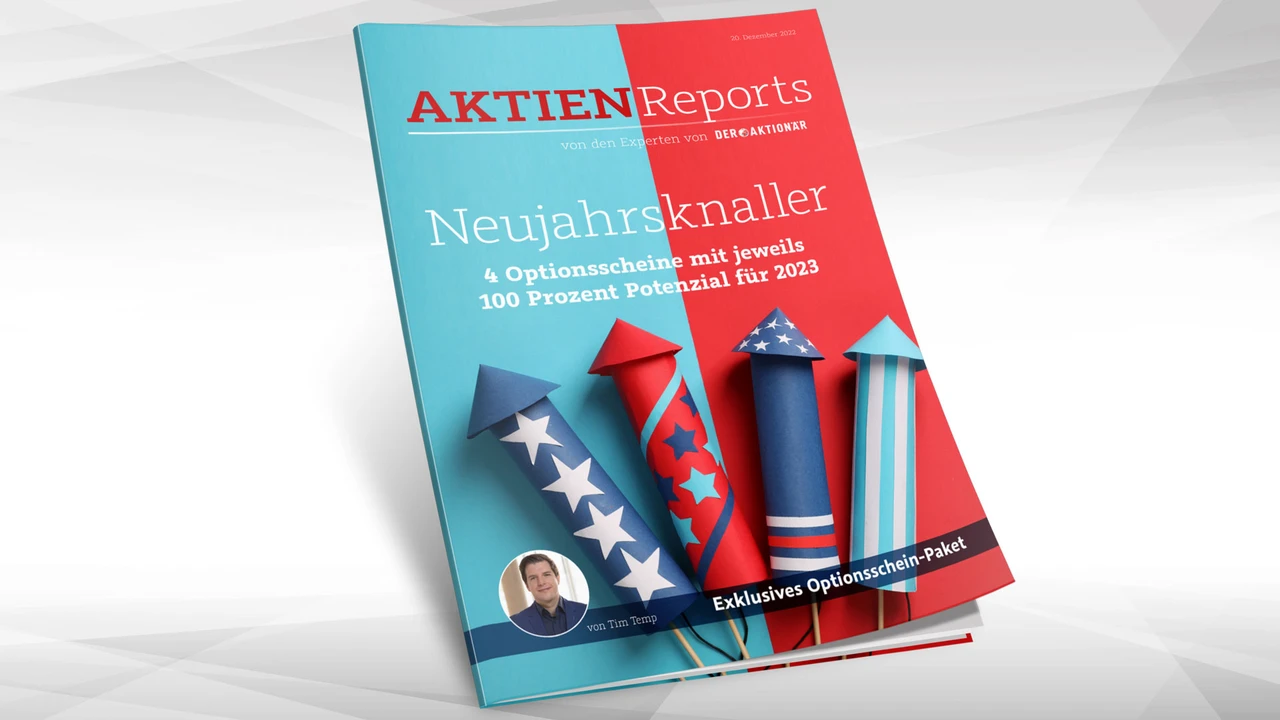 Neujahrsknaller: 4 Optionsscheine mit jeweils 100% Potenzial für 2023
