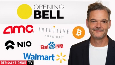Opening Bell: Bitcoin, S&P 500, AMC Entertainment, Walmart, Baidu, NIO, Tesla, Super Micro, Intuitive Surgical