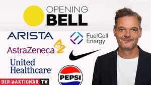 Opening Bell: Wall Street startet im Plus; AstraZeneca, PepsiCo, Fuelcell Energy, Arista Networks. Unitedhealth, Nike im Fokus 