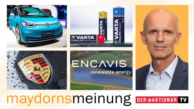 Maydorns Meinung: Tesla, BYD, Porsche, Volkswagen, Rivian, RWE, Encavis, Varta, Freyr Battery