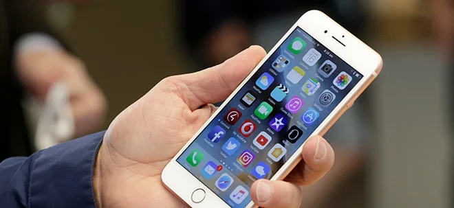 Apple&#8209;Aktie minus vier Prozent: iPhone&#8209;Zulieferer senkt Ausblick (Foto: Börsenmedien AG)