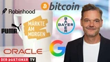 DAX: Märkte am Morgen: DAX startet behauptet in zweite Wochenhälfte; Bitcoin, S&P 500, Alphabet, Robinhood, Oracle, DAX, Bayer, Puma, Vonovia, Dt. Börse im Fokus