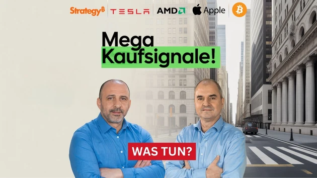 Kommt bald der Momentum‑Ausbruch bei Bitcoin? Tesla, Strategy, Apple, AMD im Check