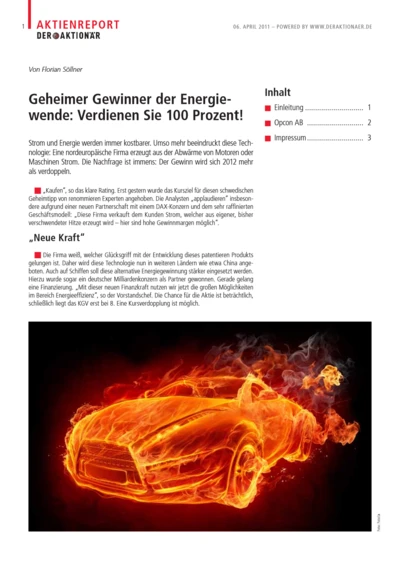 Geheimer Gewinner der Energiewende