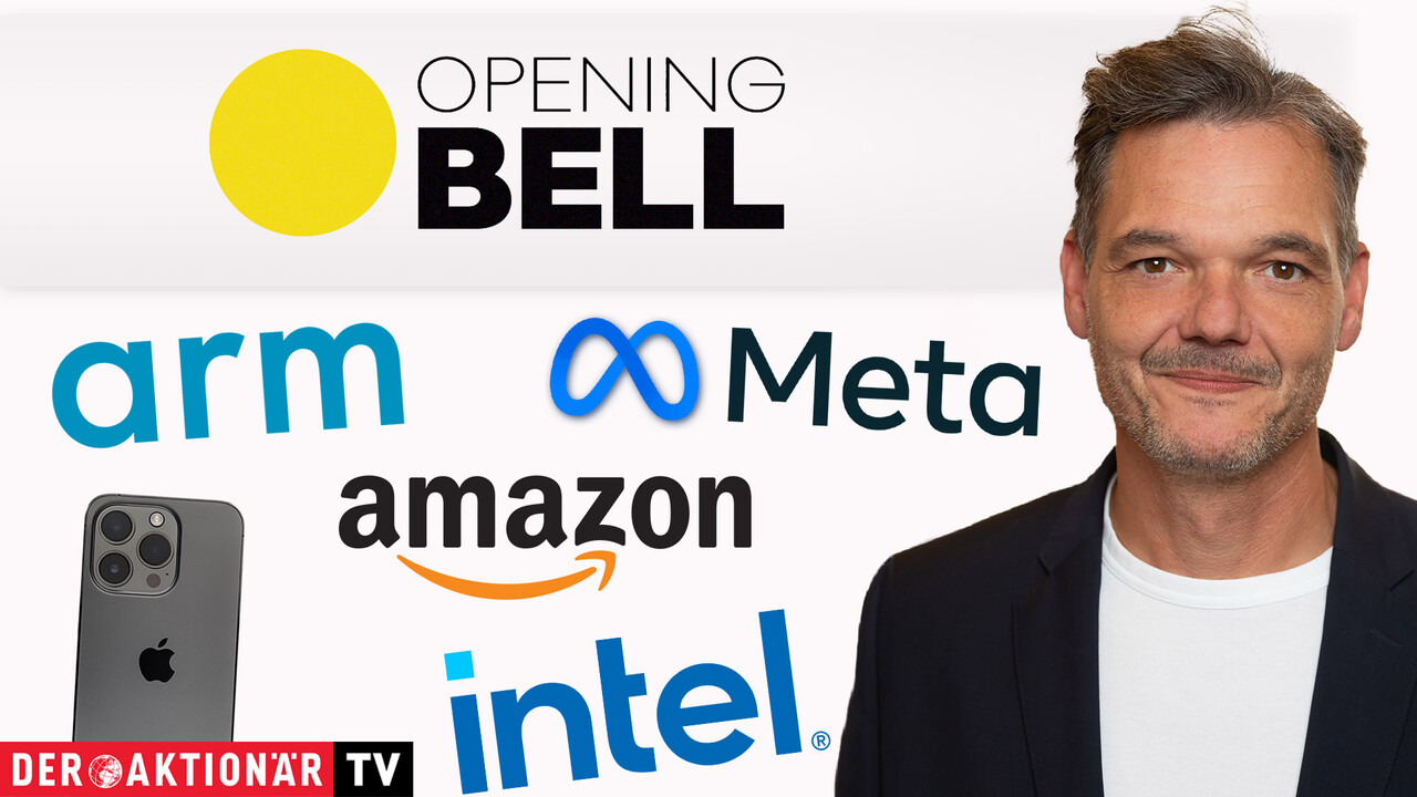 Opening Bell: Monatsanfang beschert Gewinne; Meta, Arm Holdings, Amazon, Apple, Intel im Fokus