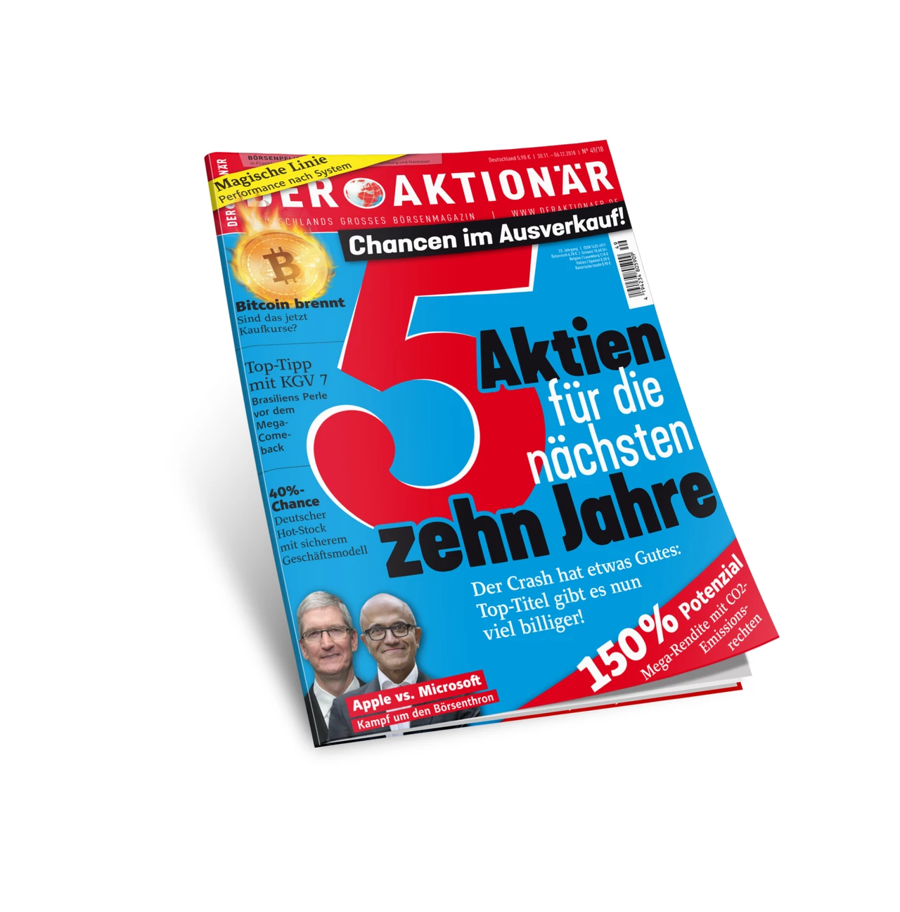 Neue Ausgabe: Chancen im Ausverkauf: 5 Aktien für die nächsten zehn Jahre