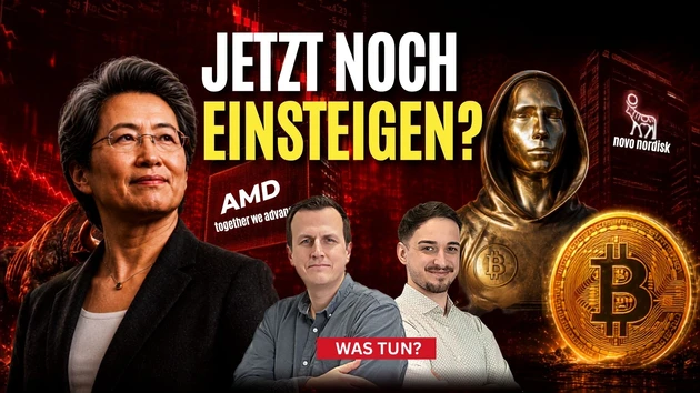 AMD: Kursfeuerwerk NACH Zahlen? Brent‑Öl, Nasdaq 100, Novo Nordisk, Bitcoin