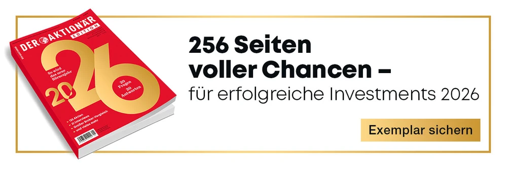 Werbeartikelbanner DER AKTIONÄR EDITION 2026
