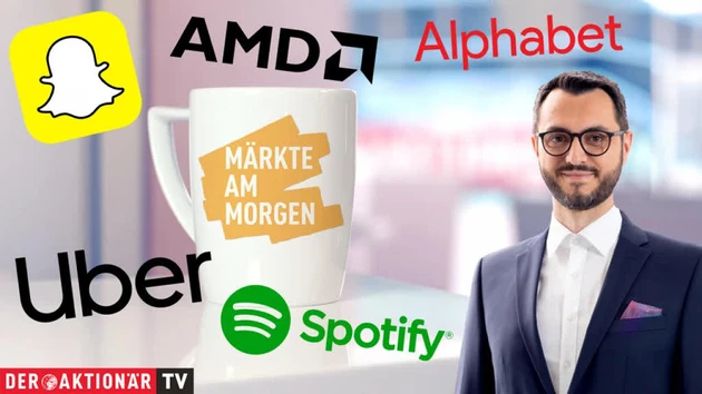 Märkte am Morgen: DAX schwächer erwartet ‑ Alphabet, AMD, Snap, Spotify, Uber