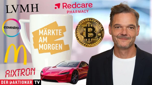 Märkte am Morgen: DAX wenig bewegt erwartet ‑ Bitcoin, Microsoft, McDonald's, Apple, Tesla, Covestro, Redcare, Aixtron, LVMH