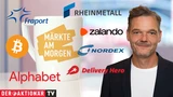 DAX: Märkte am Morgen: Zinssorgen drücken DAX weiter ins Minus; Bitcoin, Alphabet, Zalando, Fraport, Delivery Hero, Nordex im Fokus