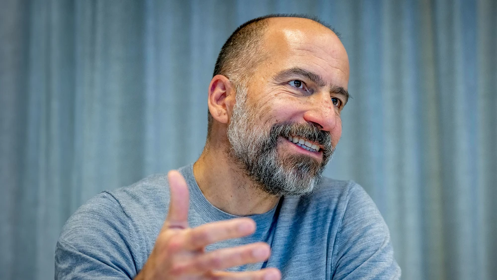 Uber CEO Dara Khosrowshahi im Gespräch