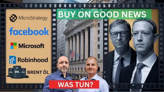 Große Zahlenflut ‑ Was tun? Microsoft, Meta Platforms, Robinhood, MicroStrategy im Check