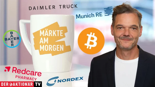Märkte am Morgen: DAX wenig bewegt erwartet ‑ Bitcoin, Gold, Daimler Truck, Bayer, Munich Re, Redcare Pharmacy, Nordex