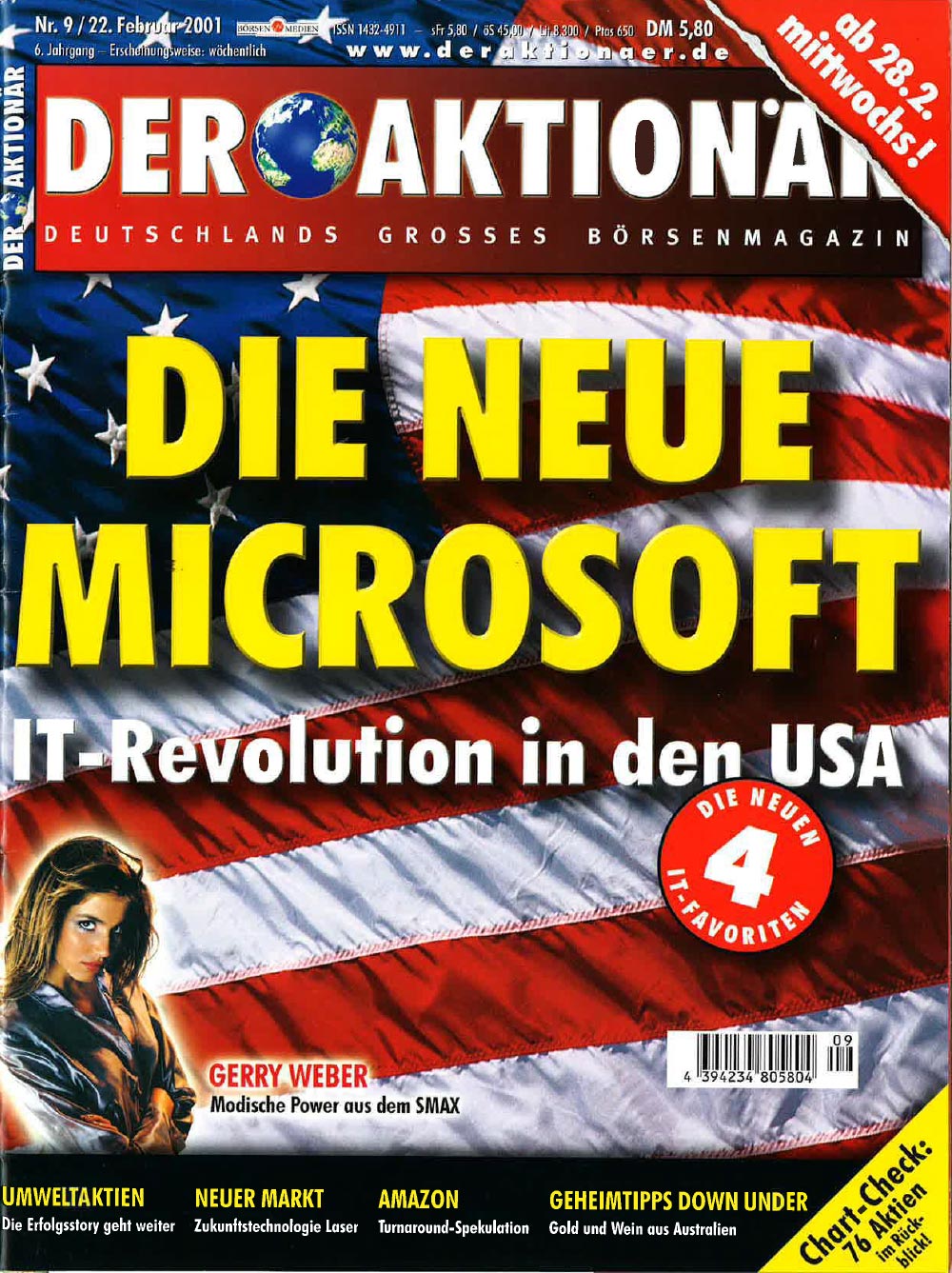 DER AKTIONÄR Februar 2001: Die neue Microsoft