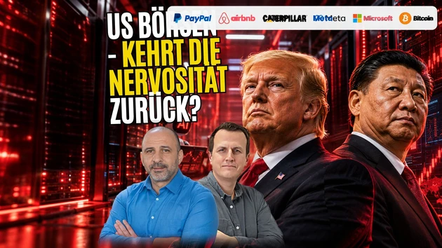 Nahostkonflikt ‑ Unsicherheit nimmt wieder zu! Meta, Microsoft, PayPal, Caterpillar, Bitcoin im Check