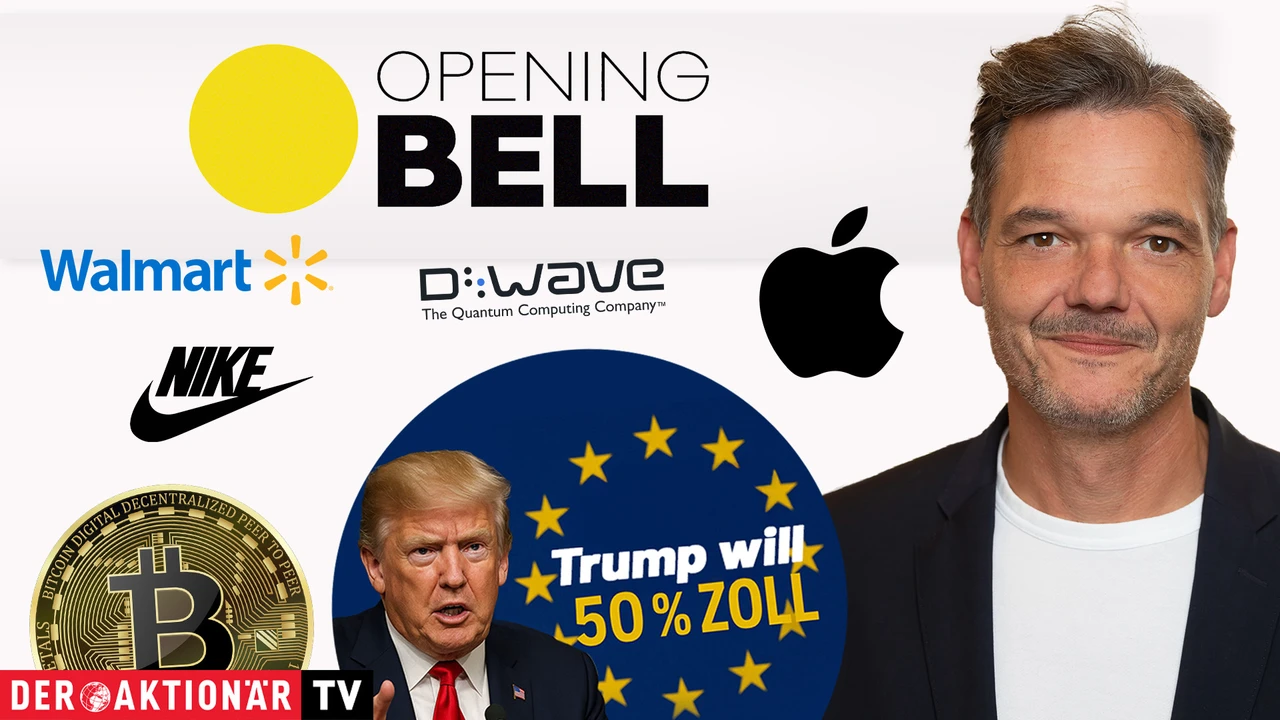 Opening Bell: Wall Street weitet Verlustserie nach Zoll-Hammer aus; Bitcoin, Apple, Nike, Walmart, Ross Stores, D-Wave Quantum, IonQ im Fokus