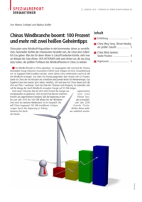Chinas Windbranche boomt