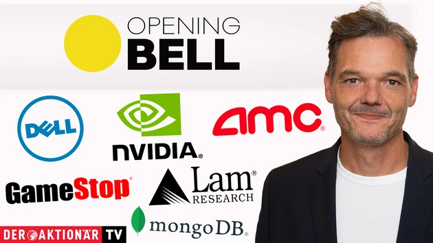 Opening Bell: Moderate Gewinne zum Wochenauftakt; Nvidia, AMD, Dell, Salesforce, GameStop, MongoDB im Fokus