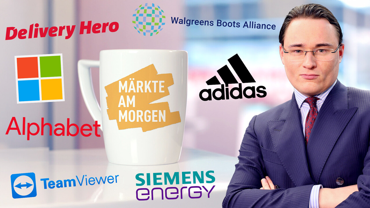 Märkte am Morgen: DAX auf Richtungssuche; Adidas, Siemens Energy, Delivery Hero, TeamViewer, Walgreens, Alphabet, Microsoft