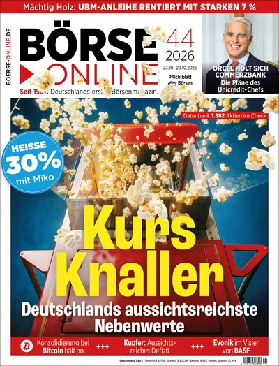 Die aktuelle Ausgabe von Börse Online: BÖRSE ONLINE 44/26