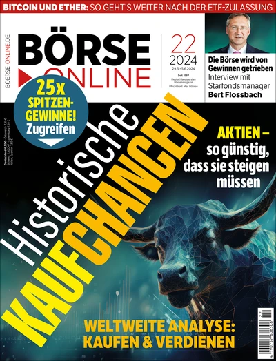 Die aktuelle Ausgabe von Börse Online: BÖRSE ONLINE 22/24