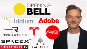 Opening Bell: Vorfreude auf SpaceX‑IPO; Rocket Lab, Iridium, Adobe, Tesla, Virgin Galactic, Coca‑Cola, McDonald's im Fokus 