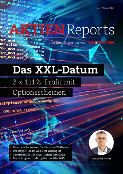 Das XXL-Datum: 3 x 111 % Profit mit Optionsscheinen