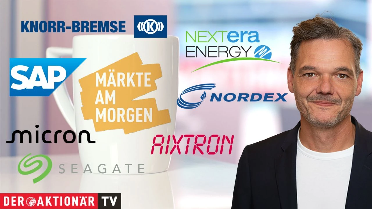 Märkte am Morgen: Trump‑Aussage drückt Ölpreis; DAX startet leichter; Seagate, Micron Technology, Nextera Energy, SAP, Nordex, Aixtron, Knorr‑Bremse im Fokus