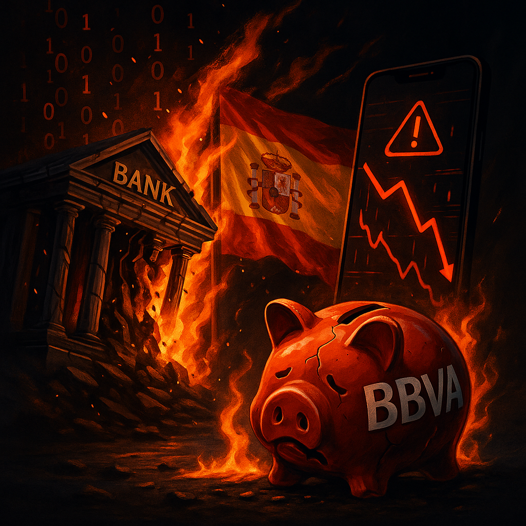 Spanische Zinsfalle? BBVA lockt mit Top&#8209;Zinsen &#8209; doch droht den deutschen Sparern der Mega&#8209;Schock? (Foto: OpenAi)