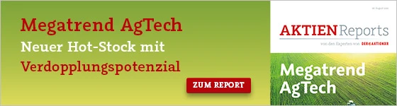 Megatrend AgTech: neue Top-Chance mit Verdopplungspotenzial 
