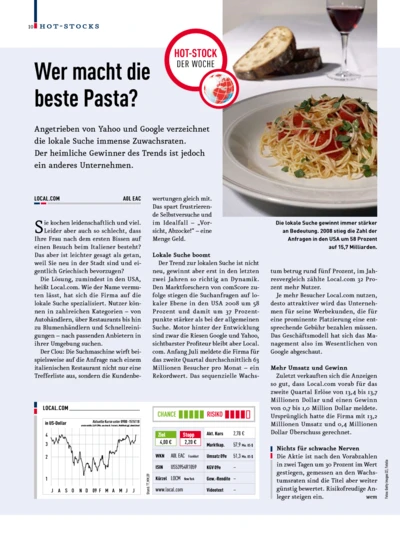 Local.com - Wer macht die Pasta?