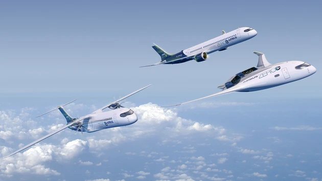 Airbus: Pläne für Wasserstoff‑Flugzeug eingedampft