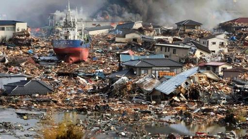 Nach dem Tsunami im Jahre 2011 wurden große Teile von Japan Küstenregion verwüstet.