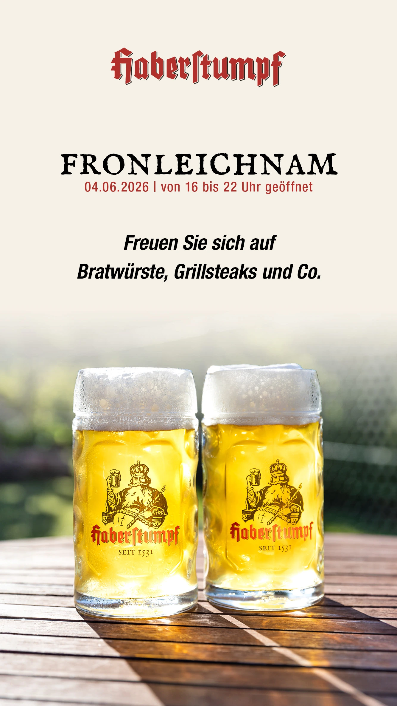 FRONLEICHNAM AM 04.06. IN TREBGAST