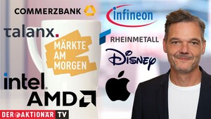 Märkte am Morgen: Nahost‑Sorgen belasten den DAX; Rohöl, Disney, Apple, Rheinmetall, Commerzbank, Talanx, Infineon im Fokus 