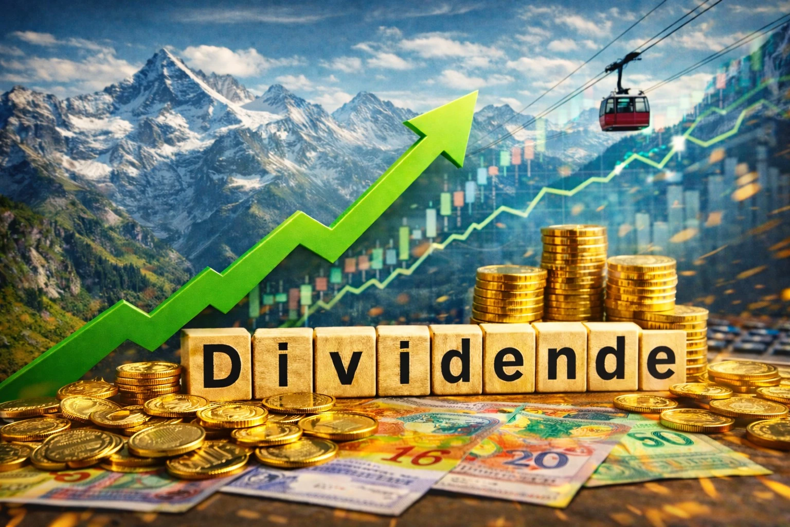 Top Dividenden‑Titel der Schweiz – Zeit zum Zugreifen!  (Foto: Michael Dell / ChatGPT pro)