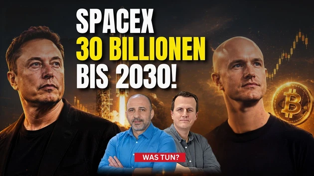 SpaceX bricht alle Rekorde! Robinhood, Coinbase, Bitcoin, Brent‑Öl im Check