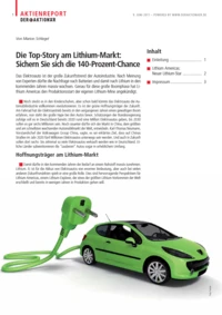 Die Top-Story am Lithium-Markt