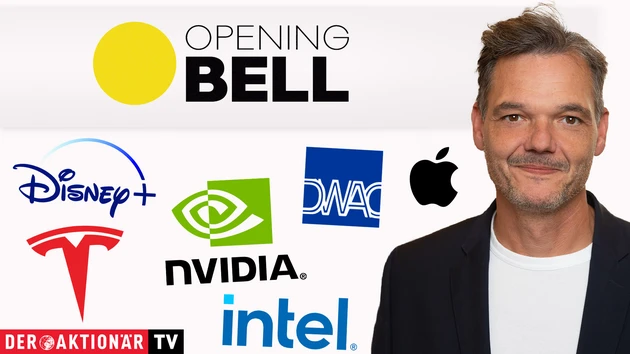 Opening Bell: Wall Street startet verhalten; Apple, Nvidia, Intel, Tesla, JD.com, Disney im Fokus