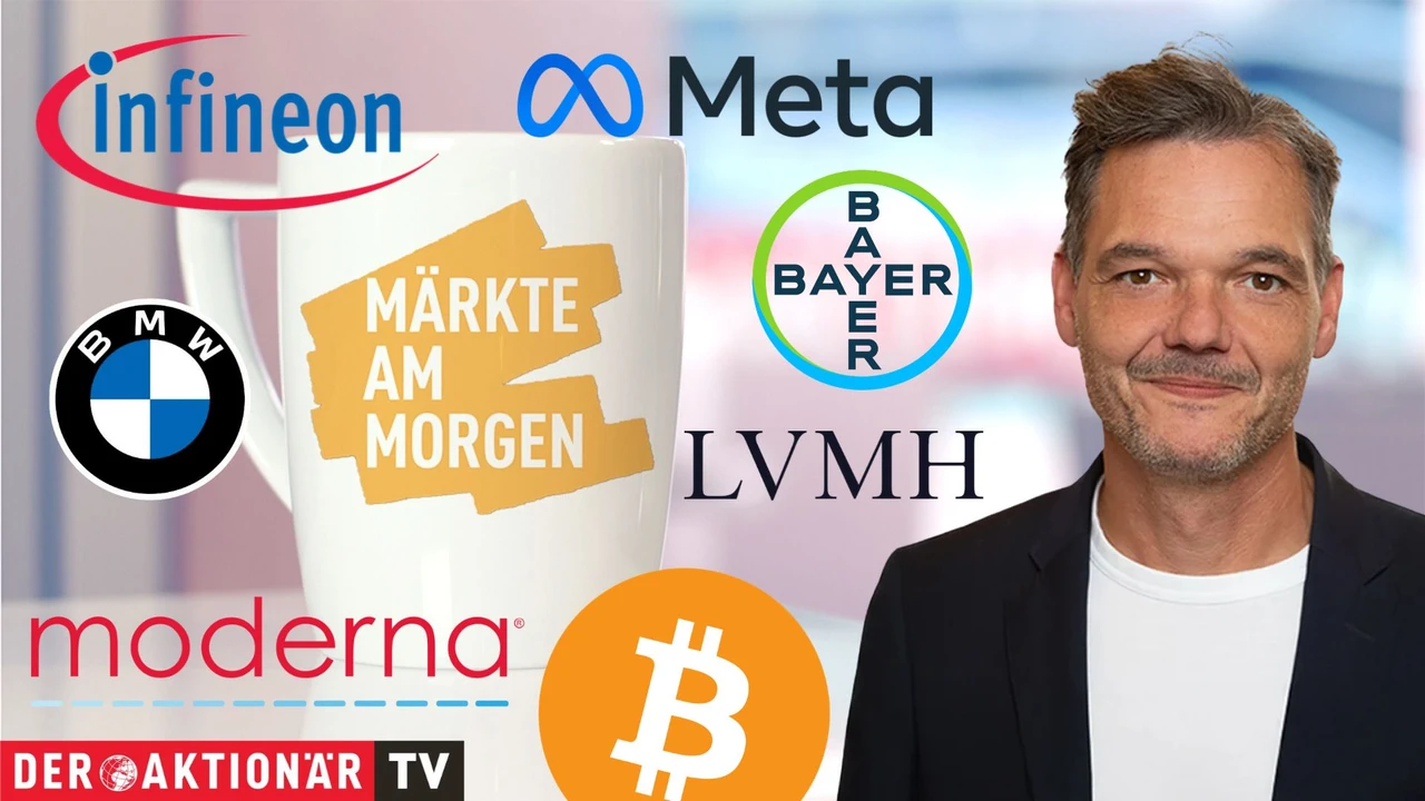 Märkte am Morgen: DAX startet stabil; US‑Zinsen, Bitcoin, Moderna, Meta, Infineon, Bayer, BMW, LVMH, Redcare Pharmacy im Fokus