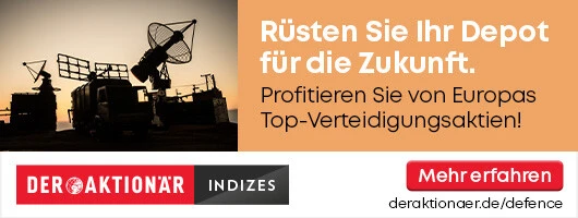 20 aussichtsreiche Unternehmen der Verteidigungs-Industrie: European Defence Index 