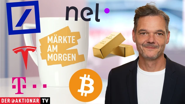 Märkte am Morgen: DAX erholt sich von Inflationsschock; EZB‑Entscheid, Gold, Bitcoin, Apple, Tesla, Deutsche Bank, Deutsche Telekom, Rheinmetall, Mercedes‑Benz, Nel im Fokus