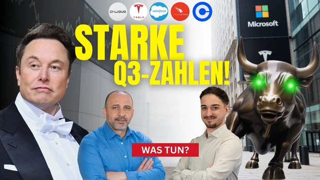 Microsoft dementiert Fake News! Salesforce, Snowflake, Tesla, D‑Wave, Coinbase in der Analyse