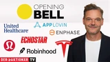 DJ Industrial Average: Opening Bell: Wall Street startet mit kleinem Plus; Gold, Robinhood, App Lovin, Enphase, United Health, Echostar, Lululemon, Oracle im Fokus